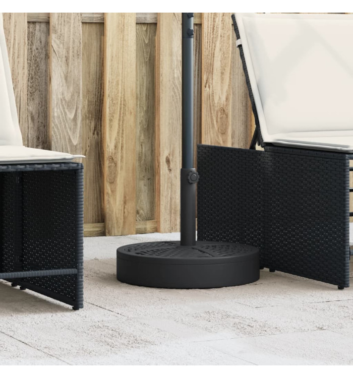 Base de parasol pour mâts Ø38 / 48 mm 25 kg rond | Mobilier & Déco