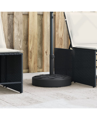 Base de parasol pour mâts Ø38 / 48 mm 25 kg rond | Mobilier & Déco