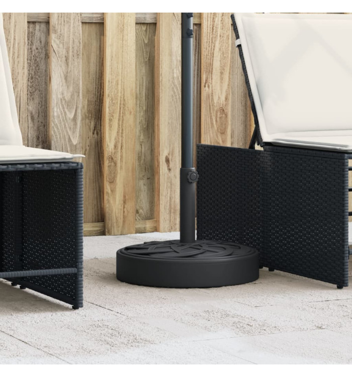 Base de parasol pour mâts Ø38 / 48 mm 25 kg rond | Mobilier & Déco