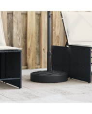 Base de parasol pour mâts Ø38 / 48 mm 25 kg rond | Mobilier & Déco