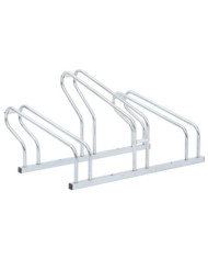 Support de vélo au sol autoportant pour 3 vélos acier galvanisé | Mobilier & Déco