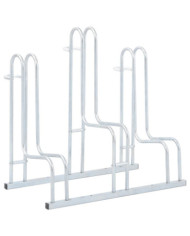 Support de vélo au sol autoportant pour 3 vélos acier galvanisé | Mobilier & Déco