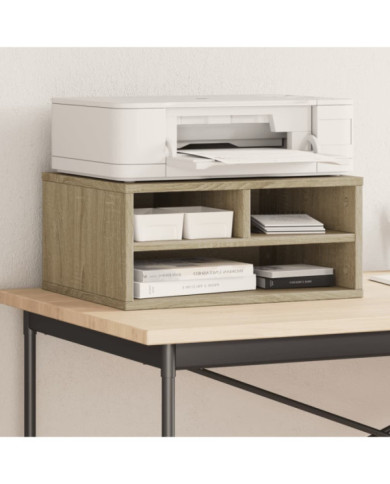 Support d'imprimante chêne sonoma 49x40x22,5 cm bois ingénierie | Mobilier & Déco