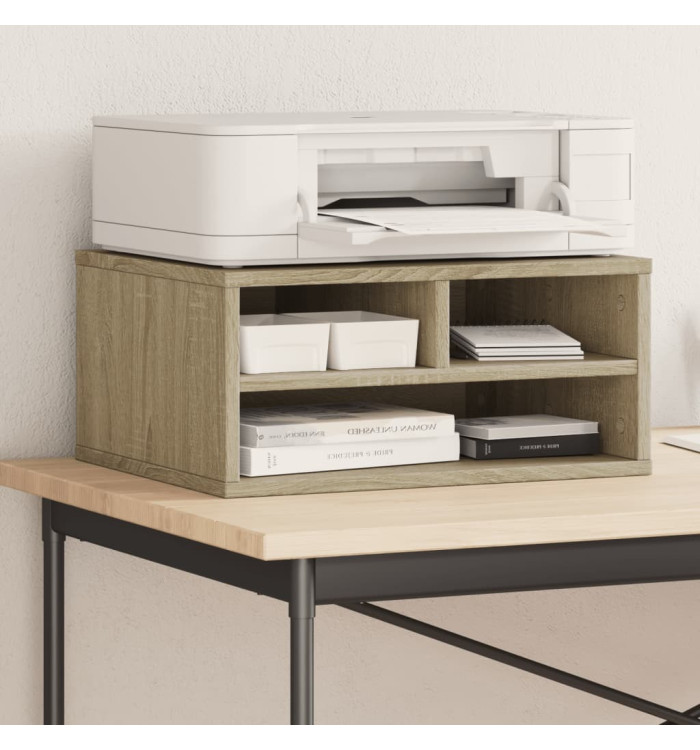 Support d'imprimante chêne sonoma 49x40x22,5 cm bois ingénierie | Mobilier & Déco