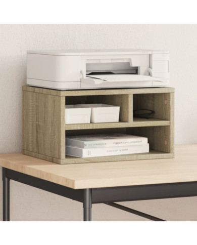 Support d'imprimante chêne sonoma 40x32x22,5 cm bois ingénierie | Mobilier & Déco