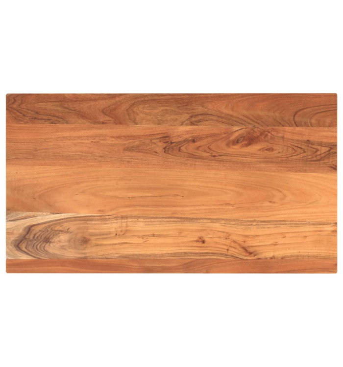 Dessus de table 120x60x3,8cm rectangulaire bois massif d'acacia | Mobilier & Déco