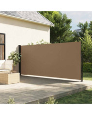 Auvent latéral rétractable taupe 180x500 cm | Mobilier & Déco