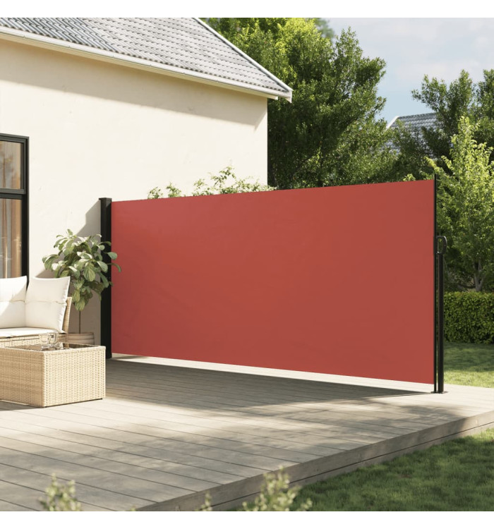 Auvent latéral rétractable terre cuite 170x300 cm | Mobilier & Déco