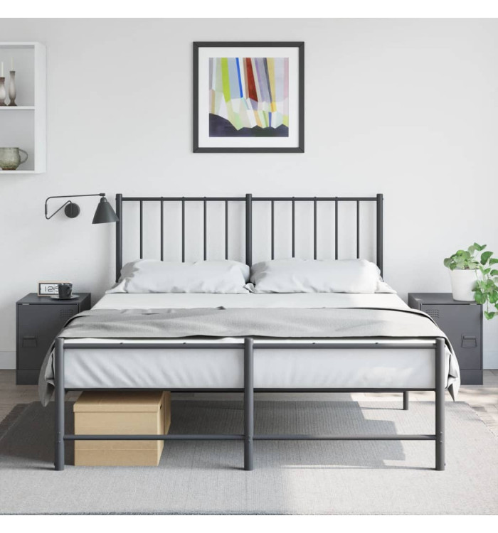 Tables de chevet 2 pcs anthracite 34,5x39x44 cm acier | Mobilier & Déco