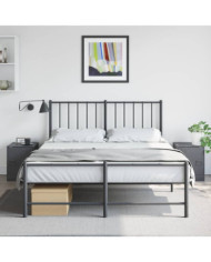 Tables de chevet 2 pcs anthracite 34,5x39x44 cm acier | Mobilier & Déco