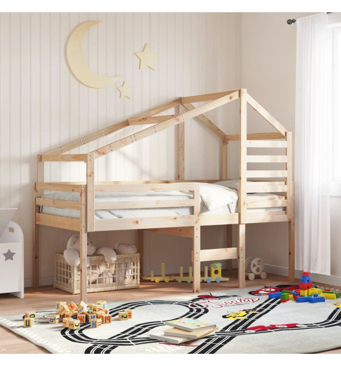 Toit de lit pour enfants 198x97x113 cm bois de pin massif | Mobilier & Déco