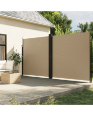 Auvent latéral rétractable beige 200x600 cm | Mobilier & Déco