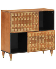 Armoire latérale 80x33x75 cm bois massif de manguier | Mobilier & Déco