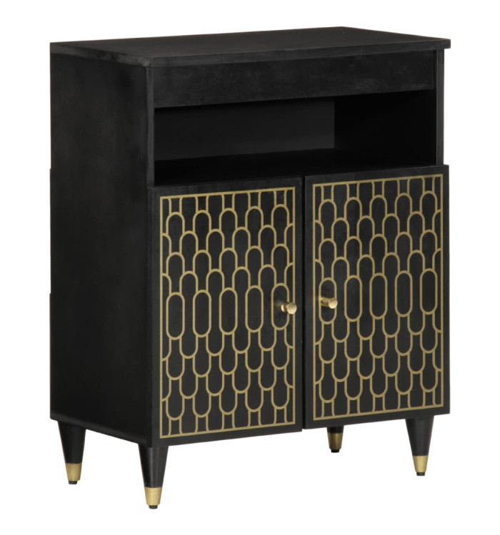 Armoire latérale 60x33x75 cm bois massif de manguier | Mobilier & Déco