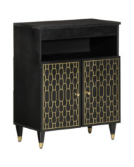 Armoire latérale 60x33x75 cm bois massif de manguier | Mobilier & Déco
