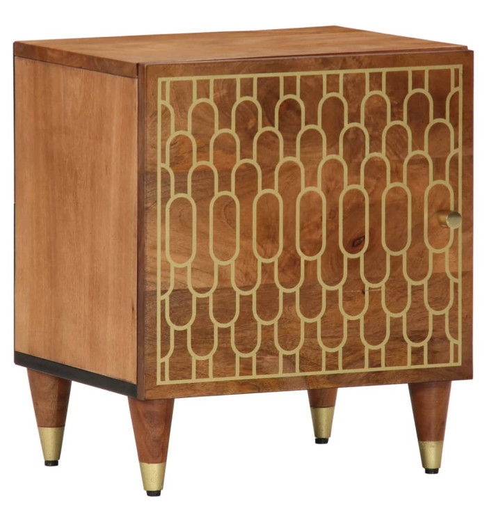Table de chevet 40x33x46 cm Bois de manguier solide | Mobilier & Déco
