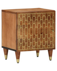 Table de chevet 40x33x46 cm Bois de manguier solide | Mobilier & Déco
