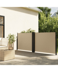 Auvent latéral rétractable beige 100x600 cm | Mobilier & Déco