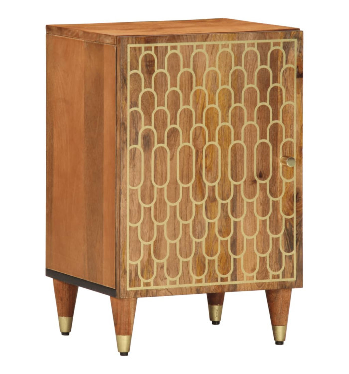 Armoire de salle de bain 38x33x58 cm bois massif de manguier | Mobilier & Déco