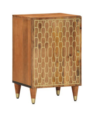 Armoire de salle de bain 38x33x58 cm bois massif de manguier | Mobilier & Déco