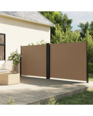 Auvent latéral rétractable taupe 160x600 cm | Mobilier & Déco