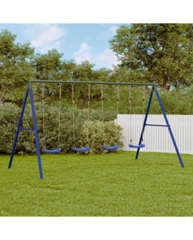 Cadre de balançoire extérieur et 8 crochets de suspension acier | Mobilier & Déco