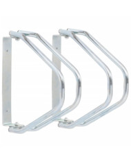 Support de bicyclette mural 2 pcs acier galvanisé | Mobilier & Déco