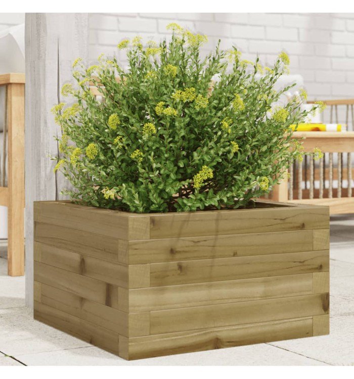 Jardinière 40x40x23 cm bois de pin imprégné | Mobilier & Déco