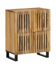 Buffet 60x34x75 cm bois de manguier massif brut | Mobilier & Déco