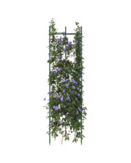 Cages à tomates 4 pcs 116 cm acier et PP | Mobilier & Déco