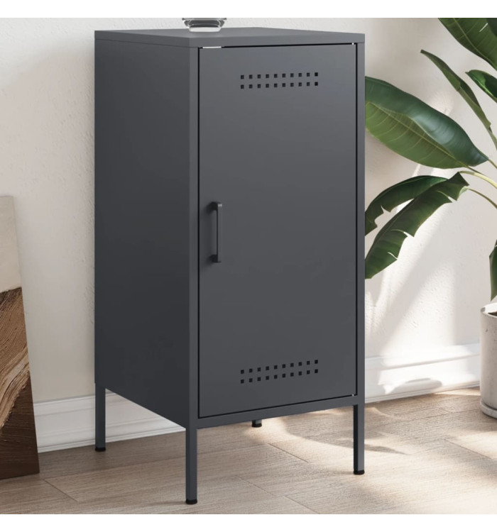 Buffet anthracite 36x39x79 cm acier | Mobilier & Déco