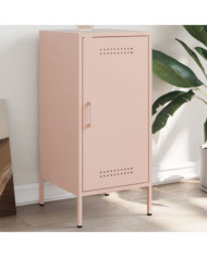 Buffet rose 36x39x79 cm acier | Mobilier & Déco