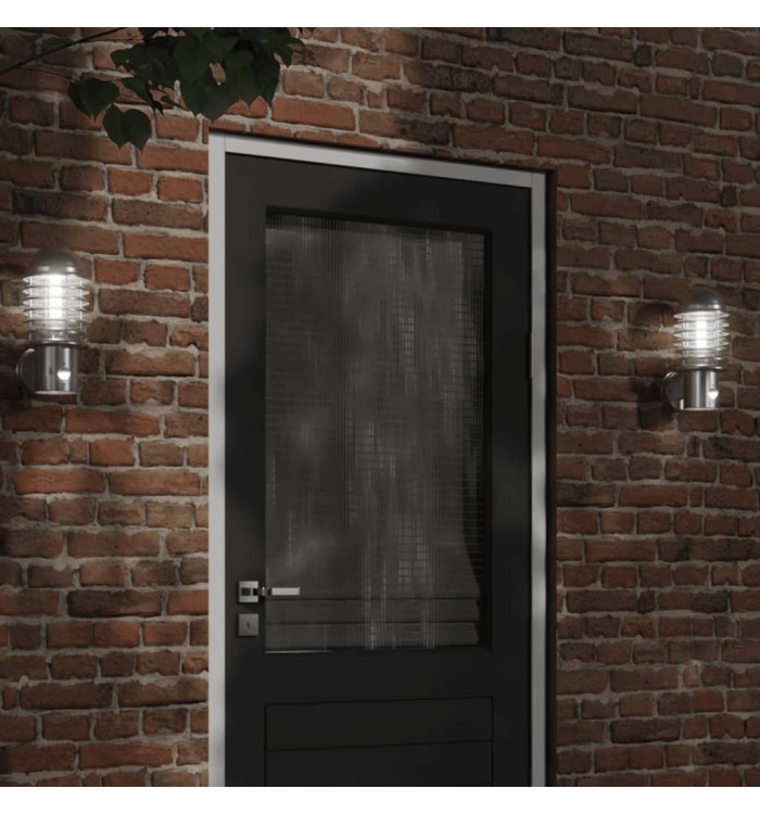 Applique murale d'extérieur et capteur argenté acier inoxydable | Mobilier & Déco