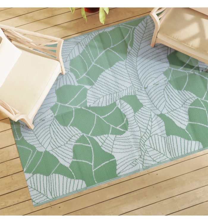 Tapis d'extérieur ARAKIL vert 140 x 200 cm PP | Mobilier & Déco