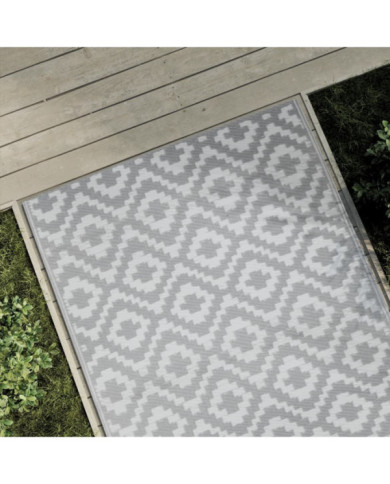 Tapis d'extérieur ARAKIL Gris 120x180 cm PP | Mobilier & Déco