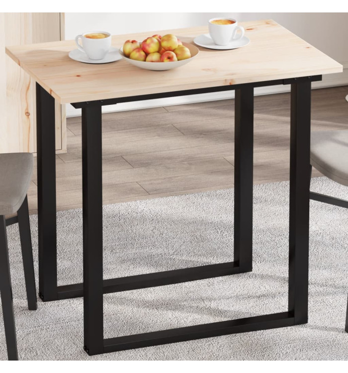 Dessus de table 80x50x1,7 cm rectangulaire bois de pin massif | Mobilier & Déco