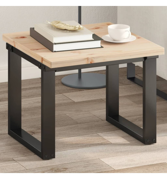 Dessus de table 50x50x2,5 cm carré bois de pin massif | Mobilier & Déco