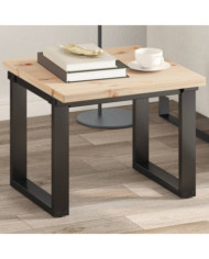 Dessus de table 50x50x2,5 cm carré bois de pin massif | Mobilier & Déco