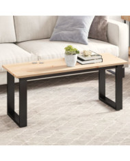 Dessus de table 110x40x1,7 cm rectangulaire bois de pin massif | Mobilier & Déco