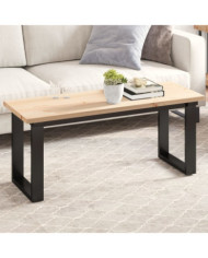 Dessus de table 110x40x2,5 cm rectangulaire bois de pin massif | Mobilier & Déco