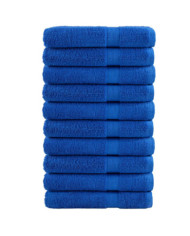 Serviettes de sauna de qualité supérieure SOLUND 10 pcs bleu | Mobilier & Déco