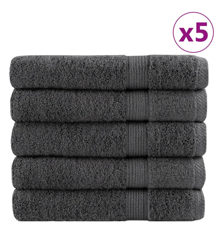 Serviettes de qualité supérieure SOLUND 25 pcs anthracite | Mobilier & Déco