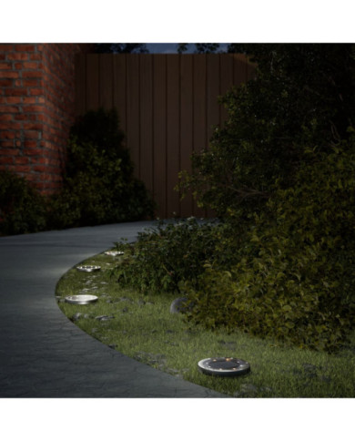 Lampes solaires de sol et piquets de sol extérieur 12 pcs | Mobilier & Déco