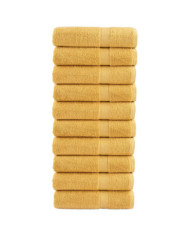 Serviettes de douche de qualité supérieure SOLUND 10 pcs doré | Mobilier & Déco