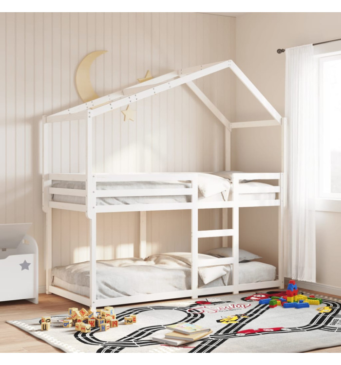 Toit de lit pour enfants 213x85,5x144,5 cm bois de pin massif | Mobilier & Déco