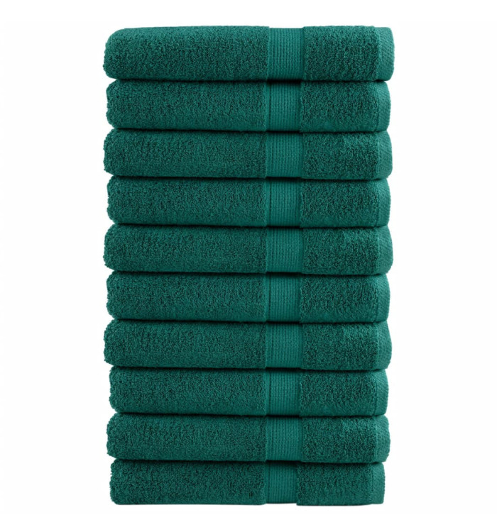 Serviettes de qualité supérieure SOLUND 10 pcs vert 600 g/m² | Mobilier & Déco