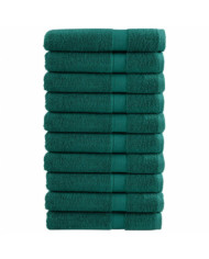 Serviettes de qualité supérieure SOLUND 10 pcs vert 600 g/m² | Mobilier & Déco