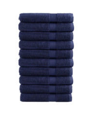 Serviettes de qualité supérieure SOLUND 10 pcs bleu marine | Mobilier & Déco