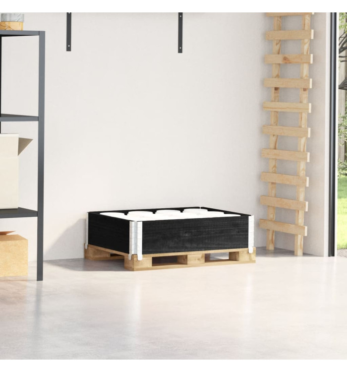 Collier de palette noir 80x60 cm bois de pin solide | Mobilier & Déco