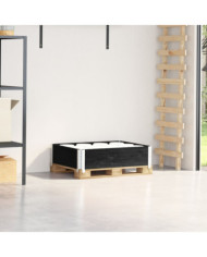 Collier de palette noir 80x60 cm bois de pin solide | Mobilier & Déco